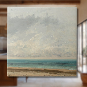 Calm Sea - Gustave Courbet Fliese