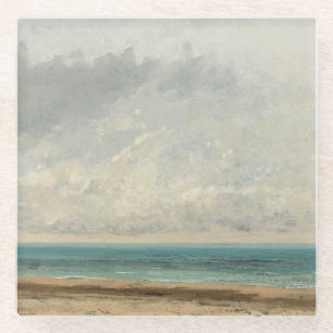 Calm Sea - Gustave Courbet Glasuntersetzer