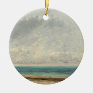 Calm Sea - Gustave Courbet Keramik Ornament
