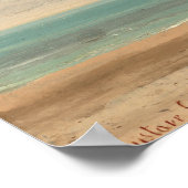 Calm Sea - Gustave Courbet Kunst Poster (Ecke)