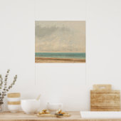 Calm Sea - Gustave Courbet Kunst Poster (Küche)