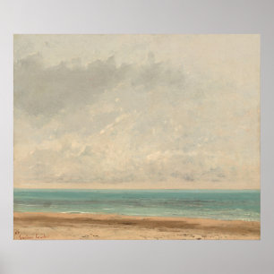 Calm Sea - Gustave Courbet Kunst Poster