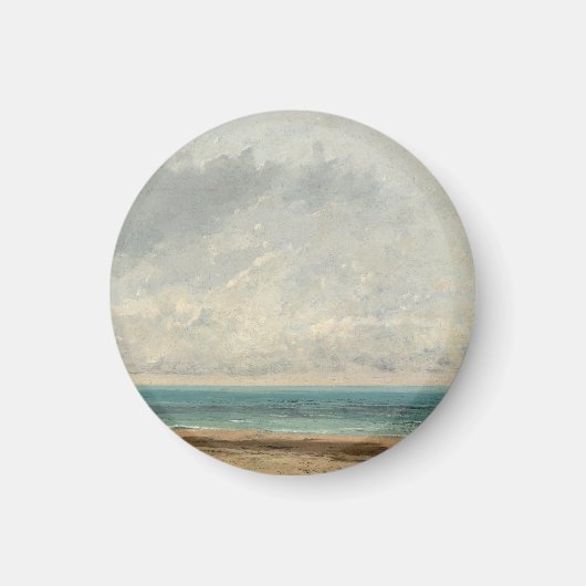Calm Sea - Gustave Courbet Magnet (Vorne)