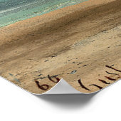 Calm Sea - Gustave Courbet Poster (Ecke)