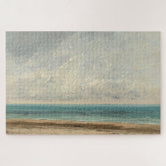 Calm Sea - Gustave Courbet Puzzle (Horizontal)