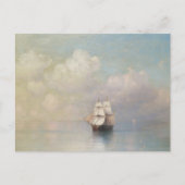 Calm Seas Ivan Aivazovsky Seescape Seefeld Postkarte (Vorderseite)