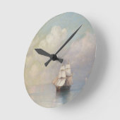 Calm Seas Ivan Aivazovsky Seescape Seefeld Runde Wanduhr (Winkel)