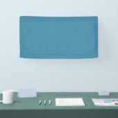 Calm & simple Blue linen textured background  Banner (Messe)