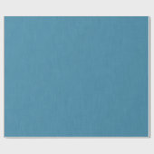 Calm & simple Blue linen textured background  Geschenkpapier (Flach)