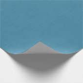Calm & simple Blue linen textured background  Geschenkpapier (Ecke)