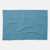 Calm & simple Blue linen textured background  Geschirrtuch (Horizontal)