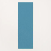 Calm & simple Blue linen textured background  Yogamatte (Vorderseite)