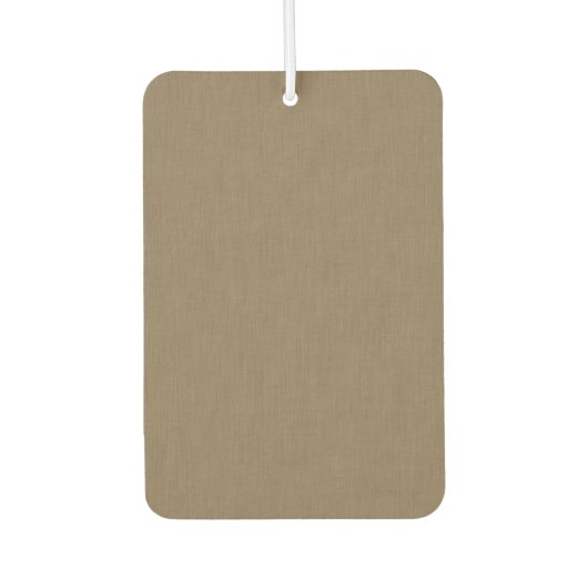 Calm & simple Brown textured background Autolufterfrischer (Vorderseite)