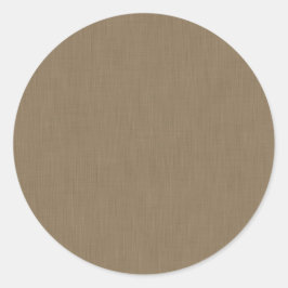 Calm & simple Brown textured background  Runder Aufkleber