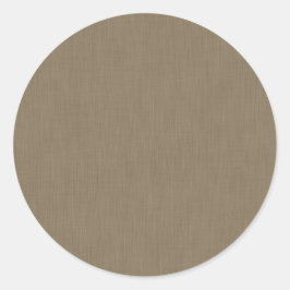 Calm & simple brown textured background  runder aufkleber