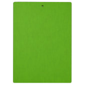 Calm & simple lime green textured background  klemmbrett (Rückseite)