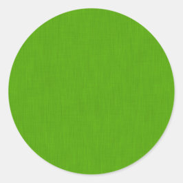 Calm & simple lime green textured background  runder aufkleber