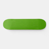 Calm & simple lime green textured background  skateboard (Horizontal)