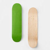 Calm & simple lime green textured background  skateboard (Vorderseite)