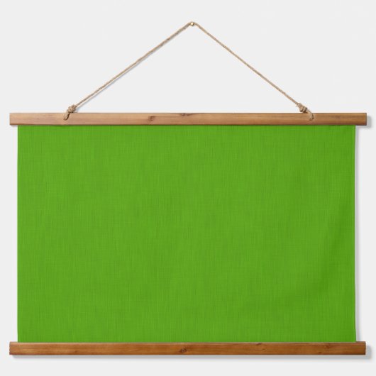 Calm & simple lime green textured background  wandteppich mit holzrahmen (Vorne)