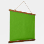 Calm & simple lime green textured background  wandteppich mit holzrahmen (Gewinkelt)