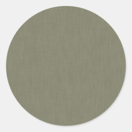 Calm & simple olive green textured background  runder aufkleber