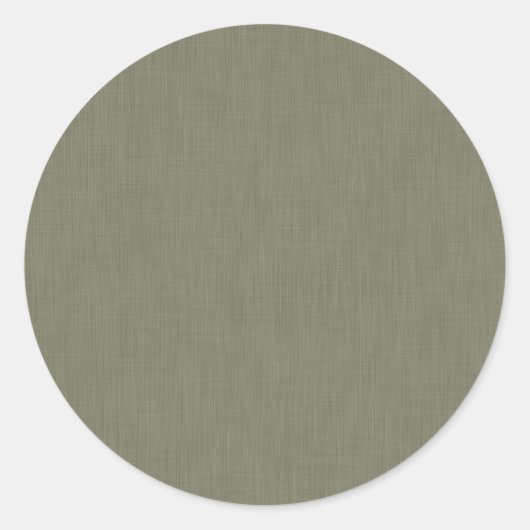 Calm & simple olive green textured background  runder aufkleber (Vorderseite)