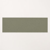 Calm & simple olive green textured background  yogamatte (Vorderseite (Horizontal))