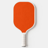Calm & simple orange textured background  pickleball schläger (Rückseite)