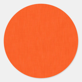 Calm & simple orange textured background  runder aufkleber