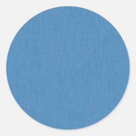 Calm & simple plain blue textured background runder aufkleber