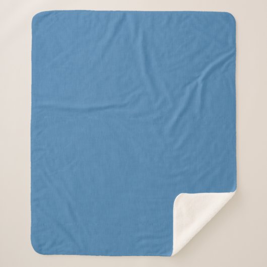 Calm & simple plain blue textured background sherpadecke (Vorderseite)