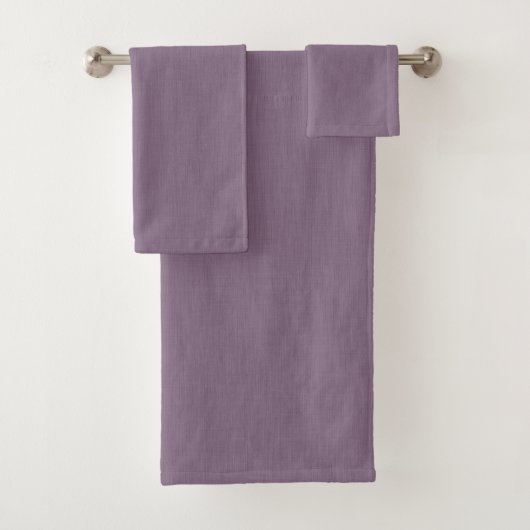 Calm & simple Purple textured background  Badhandtuch Set (Insitu)