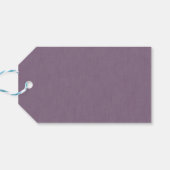 Calm & simple Purple textured background  Geschenkanhänger (Rückseite Horizontal)