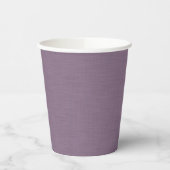Calm & simple Purple textured background  Pappbecher (Links)