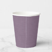 Calm & simple Purple textured background  Pappbecher (Rechts)