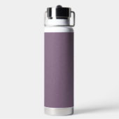 Calm & simple Purple textured background  Trinkflasche (Hinten)