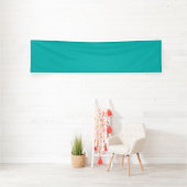 Calm & simple  Turquoise textured background  Banner (InSitu)