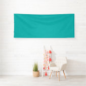 Calm & simple  Turquoise textured background  Banner (Insitu)