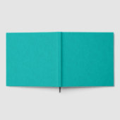 Calm & simple  Turquoise textured background  Gästebuch (Voll)
