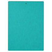 Calm & simple  Turquoise textured background  Klemmbrett (Rückseite)