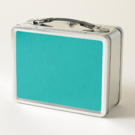 Calm & simple  Turquoise textured background  Metall Brotdose