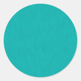 Calm & simple  Turquoise textured background  Runder Aufkleber