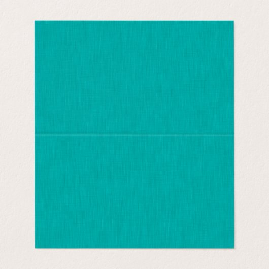 Calm & simple  Turquoise textured background  Visitenkarten (Außenseite Aufgefaltet)