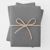 Calm & simple visual gray textured background  geschenkpapier set (Beispiel)