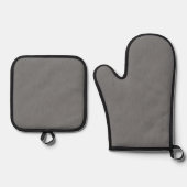 Calm & simple visual gray textured background  ofenhandschuh & Topflappen-Set (Vorderseite)