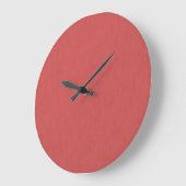 Calm & simple visual red textured background  große wanduhr (Winkel)