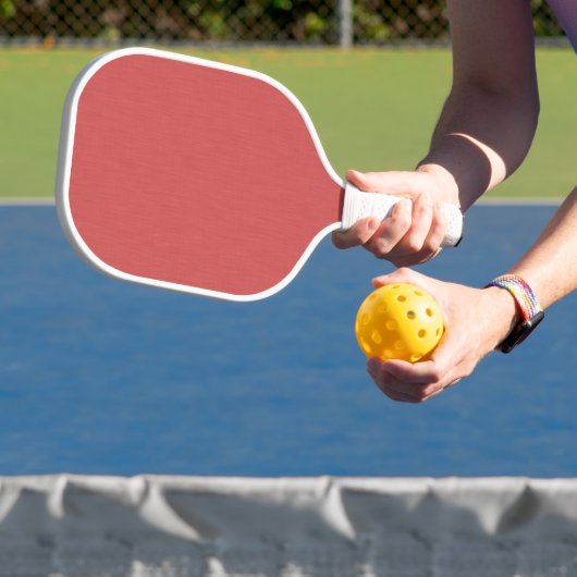 Calm & simple visual red textured background  pickleball schläger (InSitu)