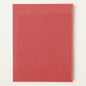Calm & simple visual red textured background  planer (Rückseite)