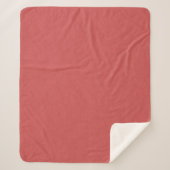Calm & simple visual red textured background  sherpadecke (Vorderseite)